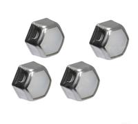 Tapón de Tuerca de Tope de Bloqueo de dirección - 4 Piezas, Plata, para Nissan para Navara para D22 (1998-2006), Plug and Play OEM 40039-2S610