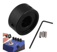 Tapón de uñas de pie de guitarra, botones de pedal descalzo,Tapón de clavo de pie de perilla de potenciómetro con llave | Perillas protectoras de guitarra de