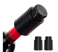 Tapón de Vacío con Marcador de Fecha 2 tapones tapones de champán al vacío Reutilizables Tapón de Botella de Vino el Mejor Regalo para Los Amantes del Vino
