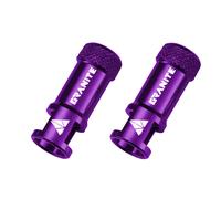 Tapón de Válvula Granite Juicy Nipple con Función de Extracción de Núcleo de Válvula, Tapas de Válvula de Neumático Fáciles de Usar y Cubiertas Antipolvo (Morado)