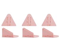 Tapón de ventana para ventana deslizante Bloqueador de ventana autoadhesivo Soporte de ventana de plástico de acero para puerta de seguridad para niños y bebés