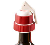 Tapón de vino - Corcho conservador de bebidas con registro de escala de tiempo, accesorio de sellado hermético para botella con ajuste protector de fugas, de bloqueo de frescura y elegante