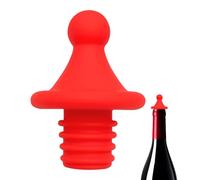Tapón de vino de silicona, tapa para sellar botellas, 2,17 x 1,57 pulgadas, tapón de cerveza Airtight Proof & Reusable, Easy to Use, 6 Pack Multi Color, for Home Parties Outdoor Gatherings