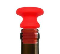 Tapón de vino de silicona - Tapón de botella de vino de 4,45 x 3,5 cm, versátil de usar | Tapón flexible y seguro para alimentos con función de apertura y cierre rápidos, tapón de silicona