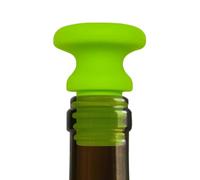 Tapón de vino de silicona - Tapón de botella de vino de 4,45 x 3,5 cm, versátil de usar | Tapón flexible y seguro para alimentos con función de apertura y cierre rápidos, tapón de silicona