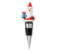 Tapón de vino decorativo de Navidad, tapones de botella de vino para botellas de vidrio, tapón de botella de cristal para botellas estándar, decoraciones elegantes para herramientas de vino (Xmas1)