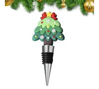Tapón de vino del árbol de Navidad, tapa de la botella de vino - Elementos clásicos de Navidad Botella de tapa de artesanía | de botella de cerveza, tapas de botellas para botella