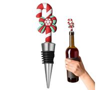 Tapón de vino navideño hecho de aleación de aluminio PTR y tapón de botella sellado de PVC para botellas de vino de corcho para botellas de vidrio