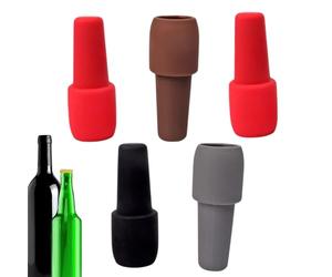 Tapón de Vino Reutilizable | Protector De Corcho De Vino De Silicona | Tapón De Recambio Para Botella,Para Cocina, Bar, Fiesta, Reunión, Boda, Vacaciones, Champagne, Cerveza Y Bebidas
