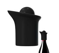 Tapón de vino reutilizable - Tapones de champán flexibles, tapón de botella de champán con diseño hermético, tapa de cerveza con uso de viaje, conservadores de vino, protector de botellas para