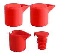 Tapón de vino - Salvadores de champán Herméticos | 3 piezas de silicona para conservación del vino Casa Picnic Restaurante