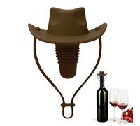 Tapón De Vino Sombrero De Silicona | Tapón De Botella De Vino Sombrero De Vino | Accesorio Reutilizable De Conservación De Bebidas | Para Barbacoa Noche Bar Boda Casa Cerveza Soda Vodka