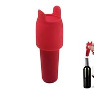 Tapón De Vino - Tapón De Botella De Silicona Reutilizable Resistente Al Calor Hermético | Sellador De Bebidas De Champán A Prueba De Fugas, Herramientas De Barra De Cocina, Embutidoras De Medias Navid