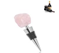 Tapón de vino,Tapón de champán,Tapones de vino Sellador de botellas de bebidas,Excelente rendimiento de sellado Tapones de botellas de vinos altamente resistentes para el hogar, (Cristal rosa)