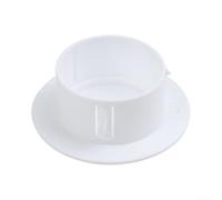 Tapón decorativo de plástico para ventilación de aire acondicionado montado en la pared, diseño de malla redonda compatible con aberturas de 40 mm a 150 mm (60)