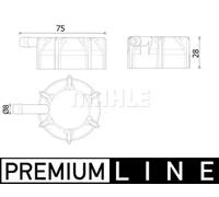 Tapa, depósito de refrigerante MAHLE CRB 145 000P