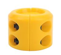 Tapón del gancho del cable del cabrestante del gancho de la cuerda de goma con llave hexagonal para camión ATV UTV SUV ORV (amarillo)
