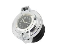 Tapón del Tanque Combustible Mot Para Harley Para Sportster XL 883 1200 Para Road King 1996-2023 Tapa Del Depósito De Combustible Para Motocicleta Tapa De Aceite Y Gas Con Reloj(Chrome)