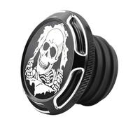Tapon Deposito Combustible Ajuste para Harley Dyna FXD Softail FLST Touring Street Electra Glide Road King 96-2022 tapa de tanque combustible ventilada Tapa de combustible