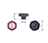 Tapón Depósito De Refrigerante Gates RC243 para Ford