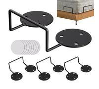 Tapón deslizante de colchón, 4 tapones de colchón para evitar deslizamientos, sin perforaciones, extraíble, antideslizante, fijador de colchón para el hogar