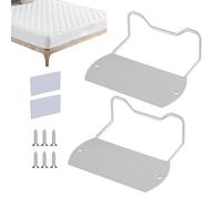 Tapón deslizante para colchón - Tapones de cama para evitar deslizamientos | 2 barras de retención de colchón | Soporte de retención con 2 juntas, soporte antideslizante para marco de cama de metal de