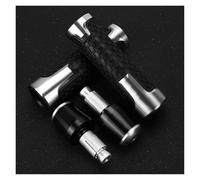 Tapón Extremo Tapa Manillar para CB190 CB190R 2015-2023 2022 2021 2020 Puños Manillar CB 190 190R 22MM Tapones Extremo De Manillar De Motocicleta(Plata)