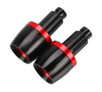 Tapón Extremo Tapa Manillar para CBR600RR CBR 600RR CBR600 RR CNC Puños De Manillar Motocicleta Extremos Barra Tapa Contrapeso Tapón Deslizante(Rojo)