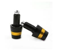 Tapón Extremo Tapa Manillar para Ninja 1000 250R 300 400 650R ZX10R Z750 Z800 Z900 Puños Extremos Manillar 7/8" Tapón Deslizante De Contrapeso De Manillar(Oro)