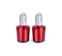 Tapón Extremo Tapa Manillar para NMAX 125 155 NMAX125 NMAX155 N-MAX 125 155 2018 2019 2020 2021 Tapones Y Tapas Puños De Manillar De Motocicleta CNC(Rojo)