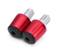 Tapón Extremo Tapa Manillar para Suzuki AN200 AN250 AN400 AN650 para Burgman AN 125 250 400 650 Tapón De Extremo De Manillar Puños Motocicleta(Rojo)