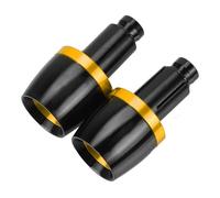 Tapón Extremo Tapa Manillar Puños De Manillar De Motocicleta Tapa Extremos Barra Tapón Contrapeso Deslizante para CB600 CB900F para Hornet 250 CB600F CB599 CB650F(Oro)