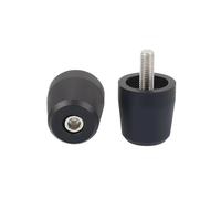 Tapón Extremo Tapa Manillar Puños De Manillar De Motocicleta Tapa Tapón Deslizador Cubierta Contrapeso para YZF-R1 YZF-R3 YZF-R6 YZF-R25 R1 R3(Negro)