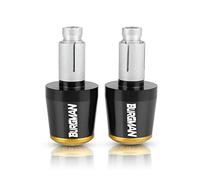 Tapón Final Para Manillar De Motocicleta, Para Suzuki BURGMAN 650, 400, 125, 200, AN650, AN400, AN125, AN200, BURGMAN650(Black- Gold)