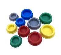 Tapón for Fregadero, tapón for bañera, Giratorio en Forma de T, Sello for Tanque Agua, Junta Goma 0,5 a 1 Pulgada(White,A 15mm (0.59 Inch))