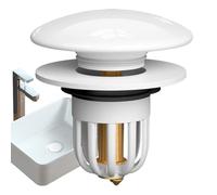 Tapón fregadero cocina - Filtro fregadero baño | Antiolores anti atascos con diseño para interiores casa bañera ducha baño