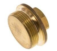 Tapón G1 1/2'' Latón con collarín y hexágono exterior 16bar (224,8psi)