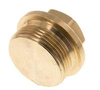 Tapón G1 1/4'' latón con collar y hexágono exterior 16bar (224,8psi)