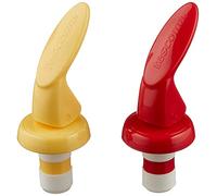Tescoma TAPON HERMETICO para Botellas Presto, 2 PZS, Yellow/Red, 17x11.5x3.6 cm, 2