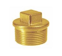 Tapón latón 1" - rosca macho medium