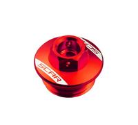 Tapón Llenado Aceite Compatible con Kawasaki KX KXF KLXR KXX KFXR 250 450 SCAR 04-23 - Rojo