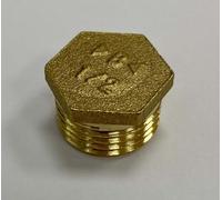 Tapón macho latón 1/2"