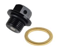 Tapón magnético de Drenaje de Aceite M14 x 1,25 for Suzuki GSXS GSXR 600 750 1000 V Strom 250 Bandit 1200 1250 S GSR GSX GSF 400 1100S 1400 SV DaJiKan(Black k)