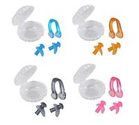 Tapón Nasal para Natación Tapones de Silicona, Rosa | Mantiene Nariz, Ayuda a Impedir Entrada de Agua, Protector para Entrenamiento Acuático, Adecuado para Nadadores