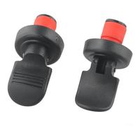 Tapón para botella de vino con tapa de sellado a presión manual, protector de vino hermético y tapón de champán, sellador de botellas de cerveza con tapa de goma y tapa a prueba de fugas, (2 unidades