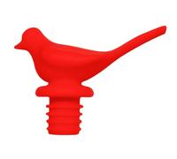 Tapón para botella de vino de pájaro, de silicona, para vino de pájaro, conservador fresco, pájaro dulce, reutilizable, diseño creativo de pájaro, cerveza, champán, tapas para botellas