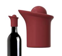 Tapón para botellas de vino, a prueba de fugas, accesorio de cocina | Tapón de botella de vino de silicona para champán vodka bourbon hogar restaurante fiesta bar camping picnic viaje