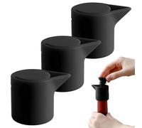 Tapón Para Botellas de Vino | Tapón Hermético para Champagne - 3 Piezas Selladores de Champán de Silicona para Cenas Familiares la Cocina del Hogar Almacenamiento del Vino Picnics al Aire Libre