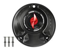 Tapón para depósito de moto Accossato con trinquete rojo, compatible con Yamaha FZ1 de 2006 a 2015 (CC 1000)