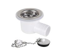 Tapón para el desagüe del Fregadero - Piezas de Repuesto de Acero Inoxidable - Tapón para el desagüe del - para, vehículo recreativo, Cocina, baño, Uso Exterior, Camping, Viaje por Carretera